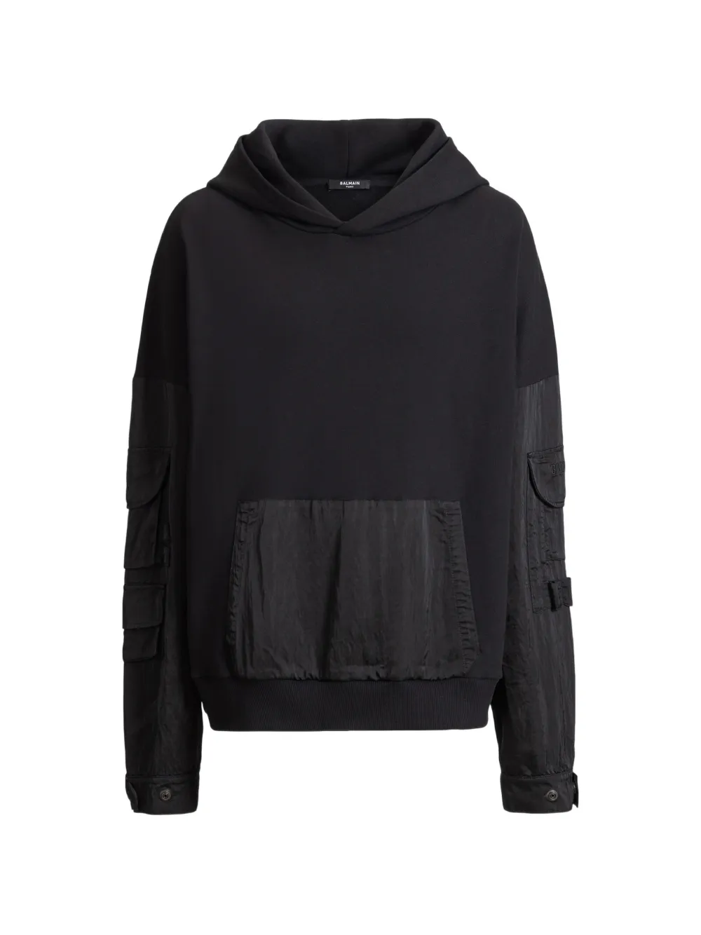 Balmain Felpa con cappuccio Balmain utility - Nero