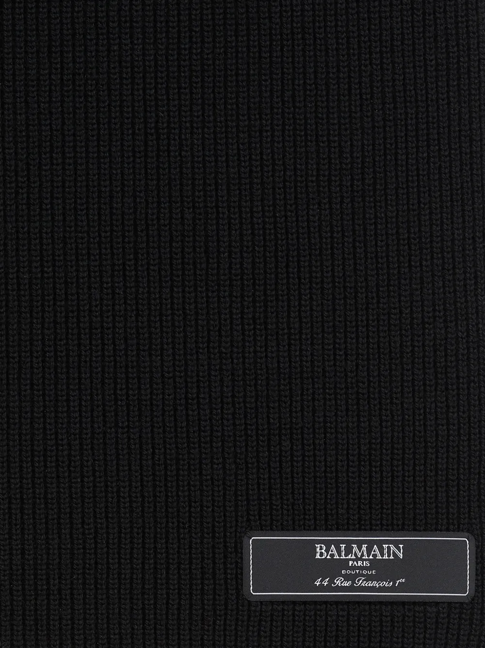 Balmain Paris Wool Scarf In Orange