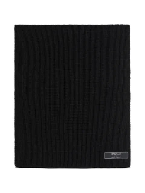 Balmain Balmain Paris wool scarf