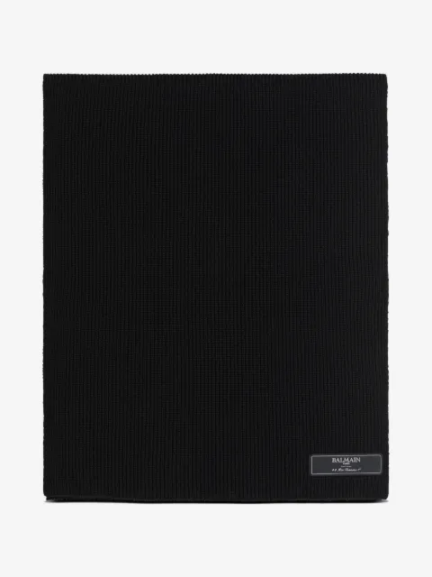 Balmain Balmain Paris wool scarf