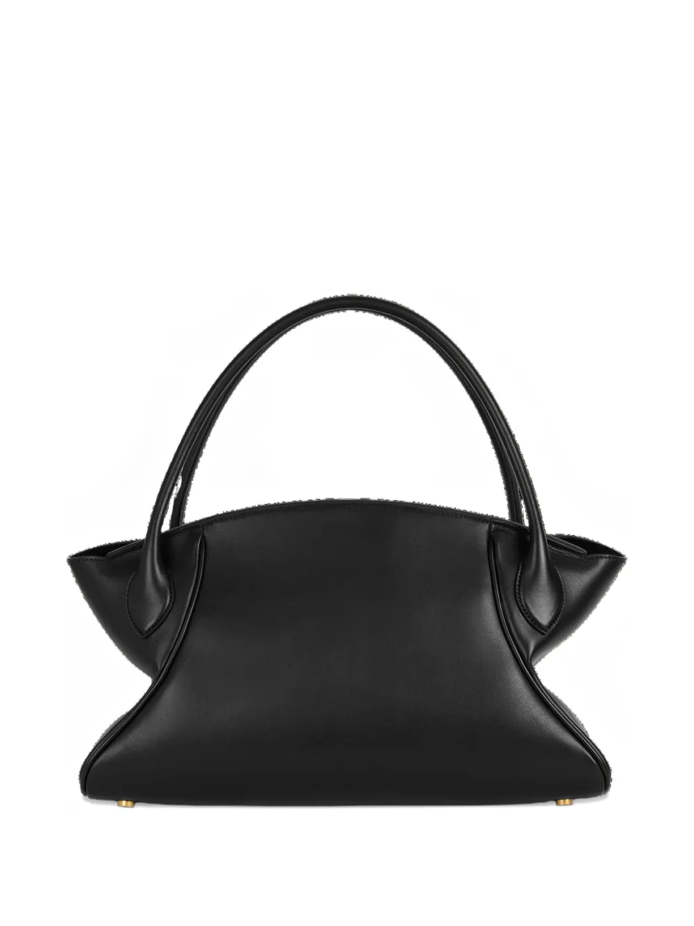 Balmain Medium Pulse Day Bag In Smooth Leather In Black