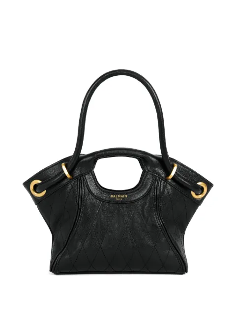 Balmain tote pequeña con costuras