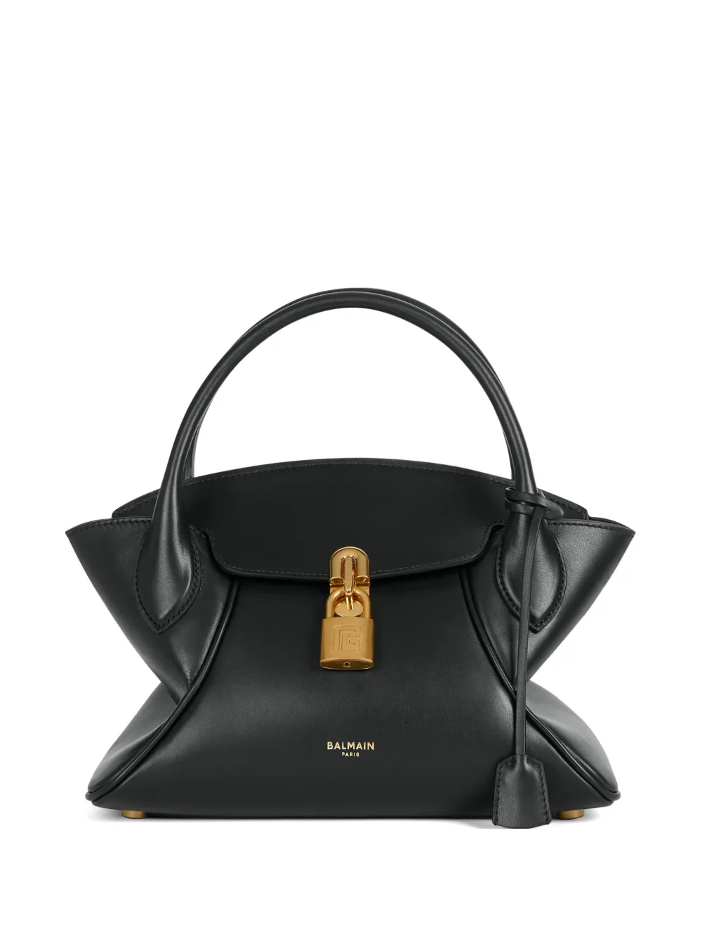 Balmain Borsa Pulse Day piccola in pelle liscia - Nero