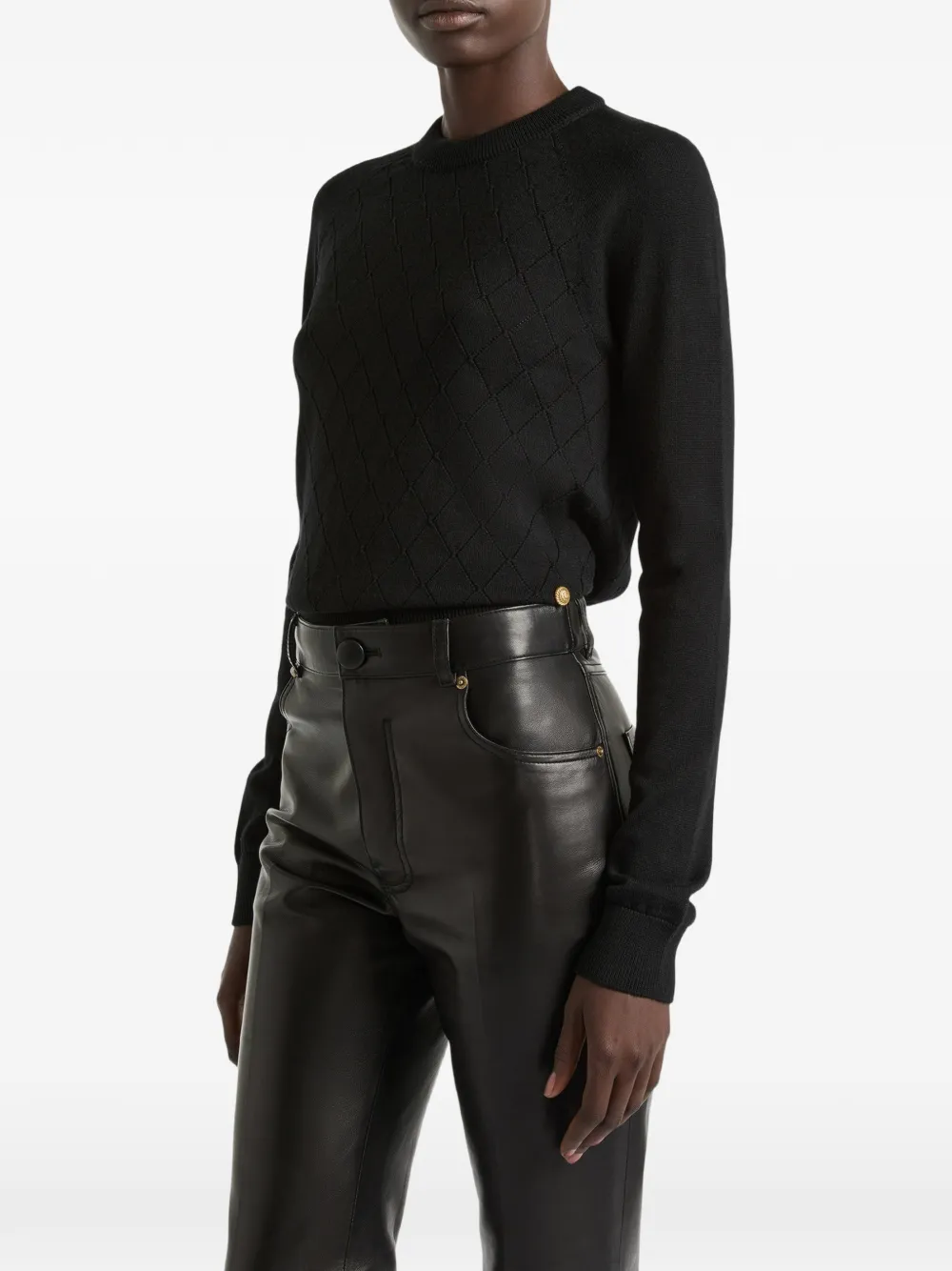 Balmain Gebreide trui Zwart
