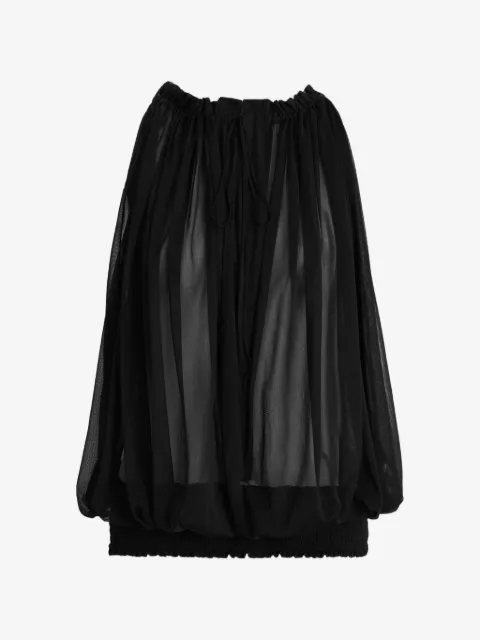 Balmain Top smanicato in mussola