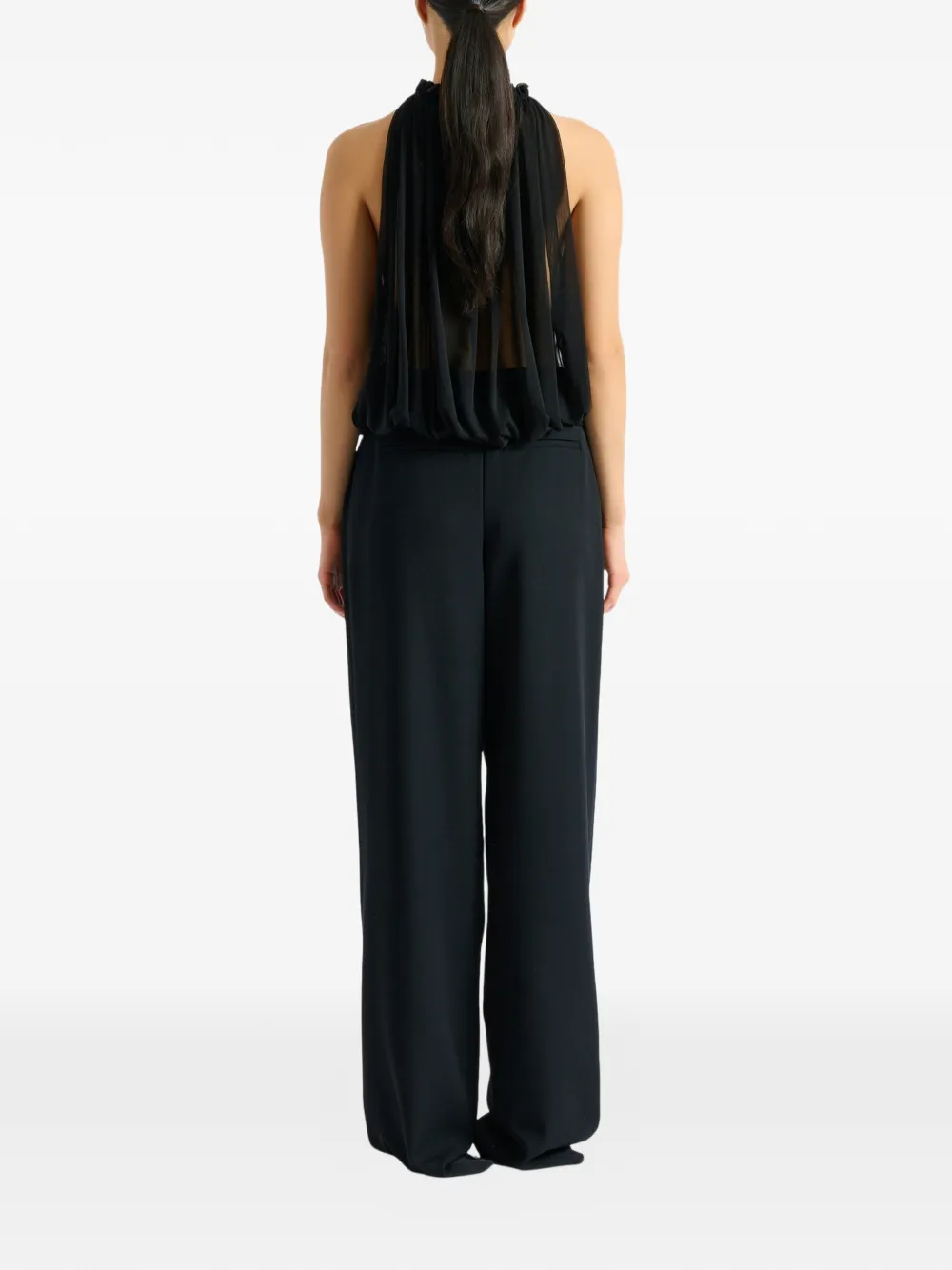 Balmain Mouwloze top Zwart
