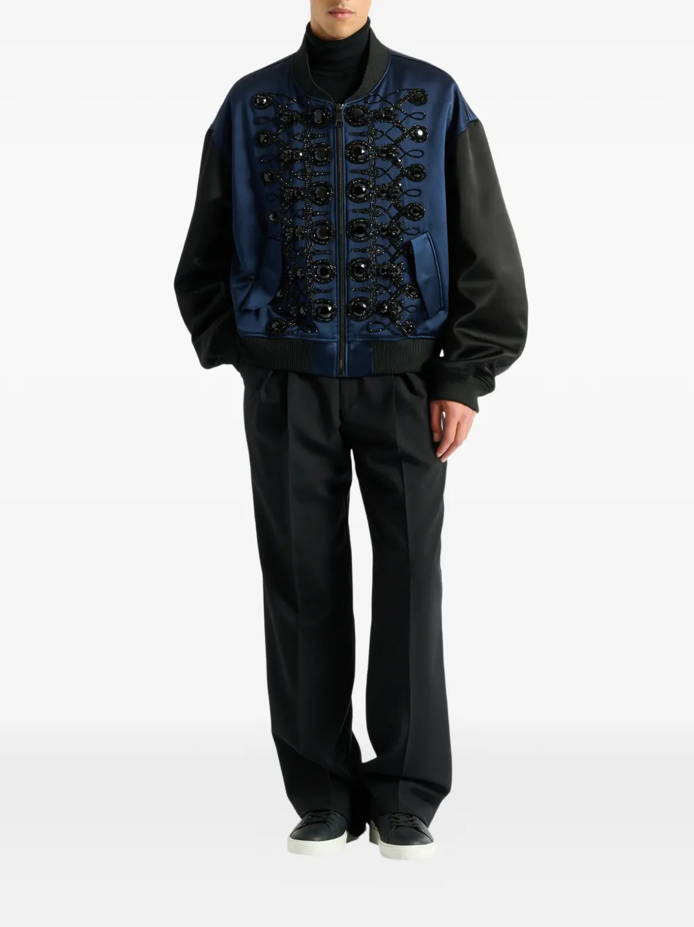 Balmain Wollen broek met elastische taille Zwart