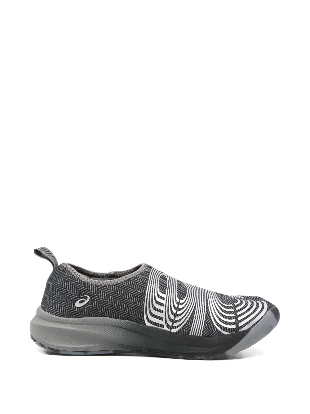 ASICS x Kiko Kostadinov Lyasa FF split-toe graphic-print sneakers - Grigio