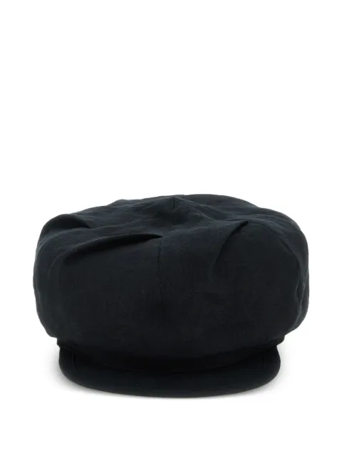 Yohji Yamamoto Tuck Casquette linen cap