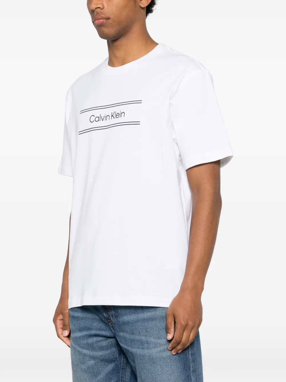 Calvin Klein T-shirt met logoprint Wit