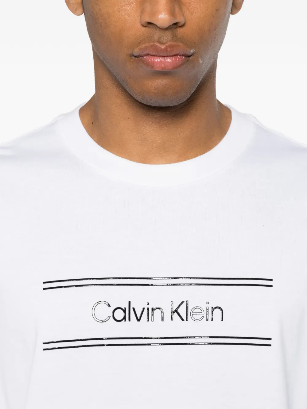 Calvin Klein T-shirt met logoprint Wit