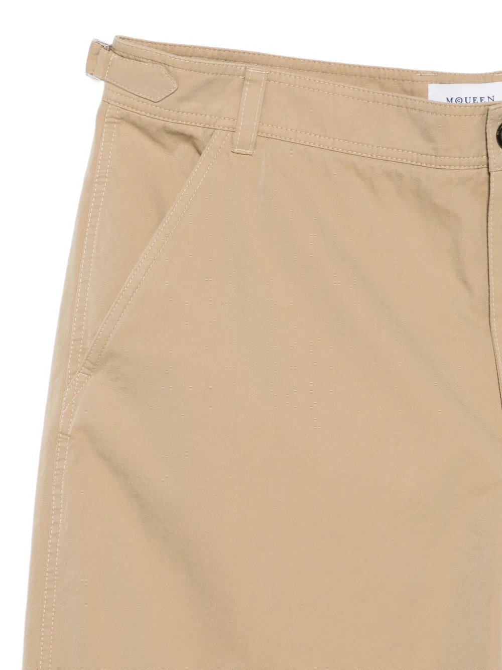Alexander McQueen Broek met gesp Beige