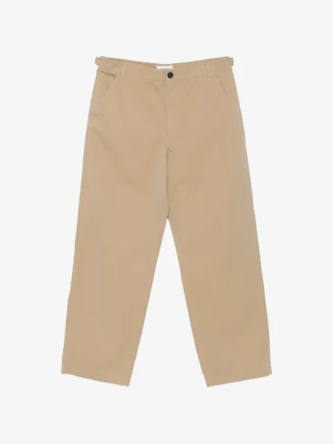 Alexander McQueen pantalones rectos con detalle de hebilla