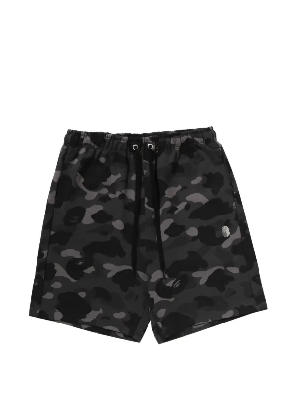 A BATHING APE® カモフラージュ ショートパンツ | ブラック | FARFETCH JP