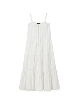 Comme Des Garçons Comme Des Garçons Sleeveless Dress | White