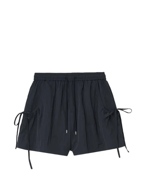 b+ab drawstring-waist side-tie mini shorts