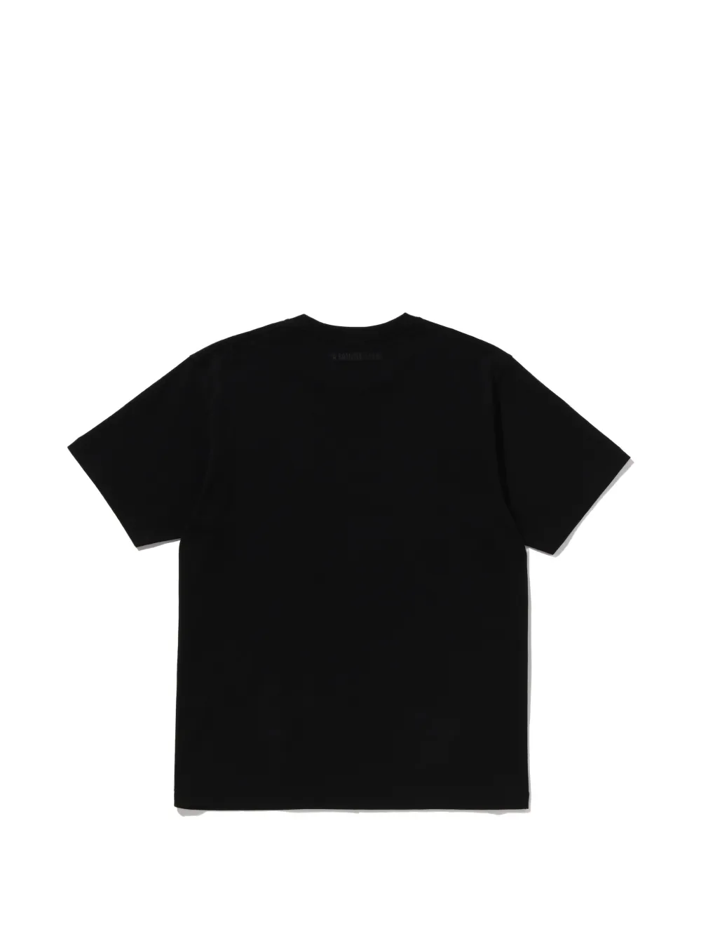 A BATHING APE Bape Bee katoenen T-shirt met geborduurd logo Zwart