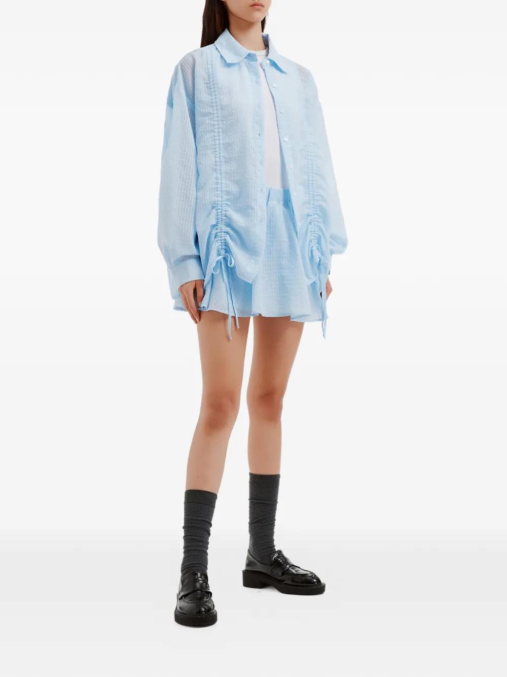  B+ab Set De Falda Y Camisa - Azul 