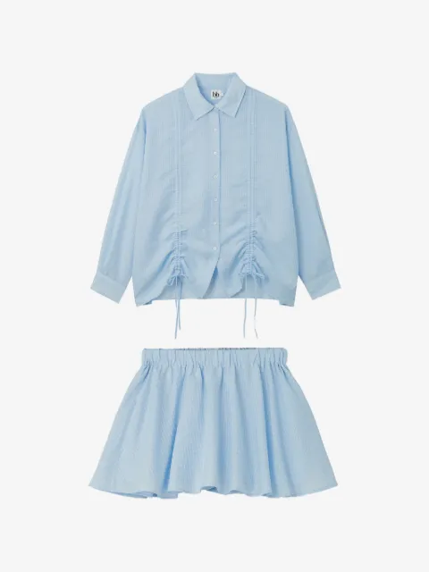b+ab shirt and mini skirt set