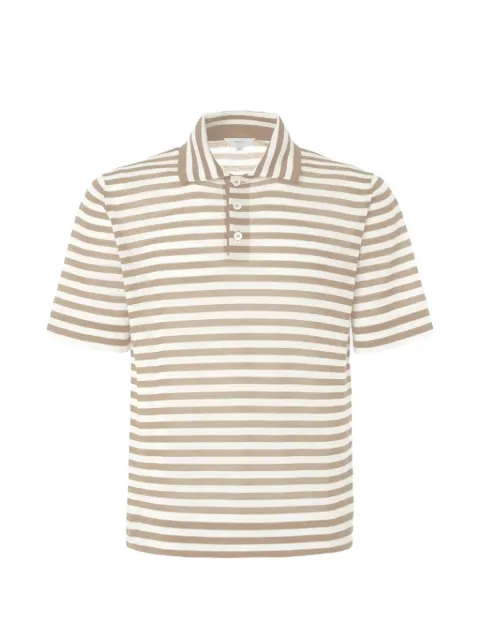 Malo striped short-sleeve polo shirt