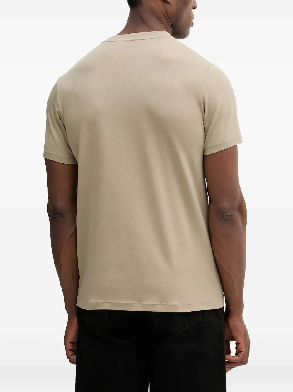 Karl Lagerfeld T-shirt met logoprint Beige