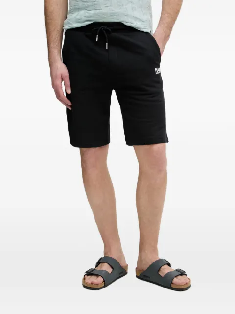 Karl Lagerfeld logo-print drawstring track shorts