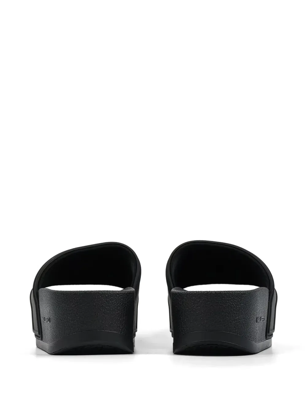 Karl Lagerfeld platform slides Zwart