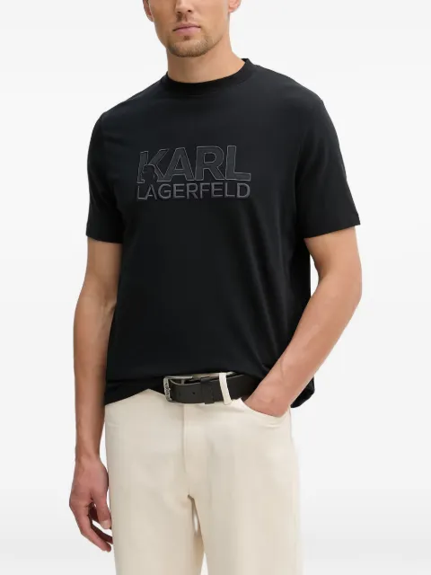 Karl Lagerfeld camiseta con logo bordado