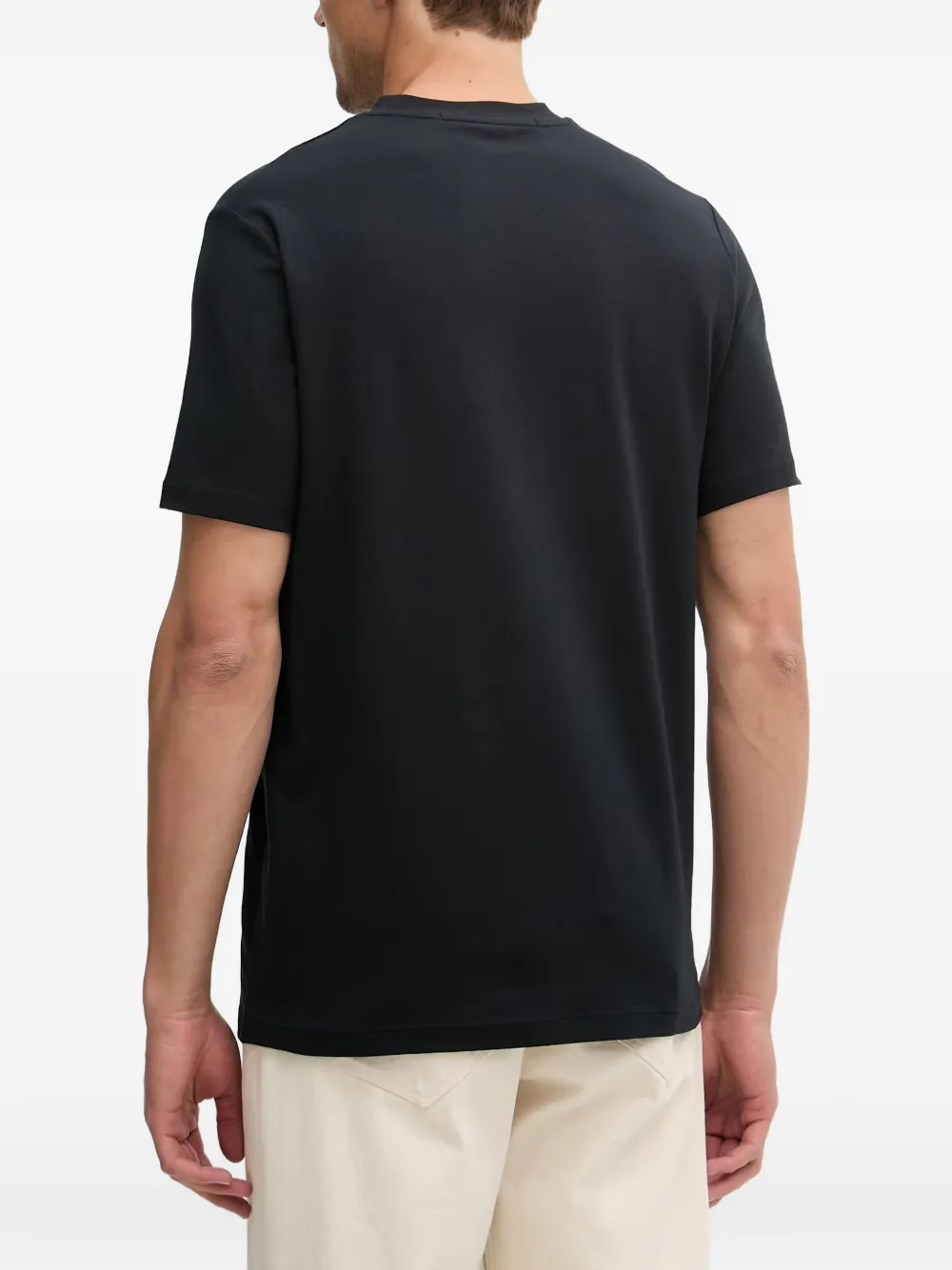 Karl Lagerfeld T-shirt met geborduurd logo Zwart