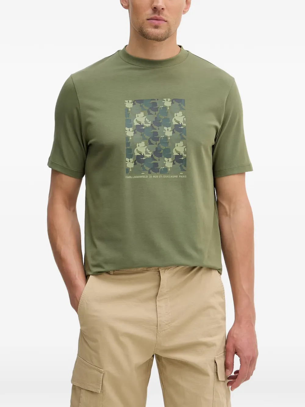 Karl Lagerfeld graphic-print T-shirt - Grün