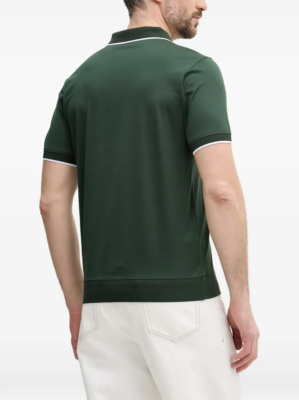 Karl Lagerfeld Poloshirt met logoprint Groen