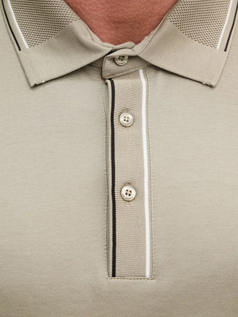 Karl Lagerfeld Poloshirt met geborduurd logo Groen