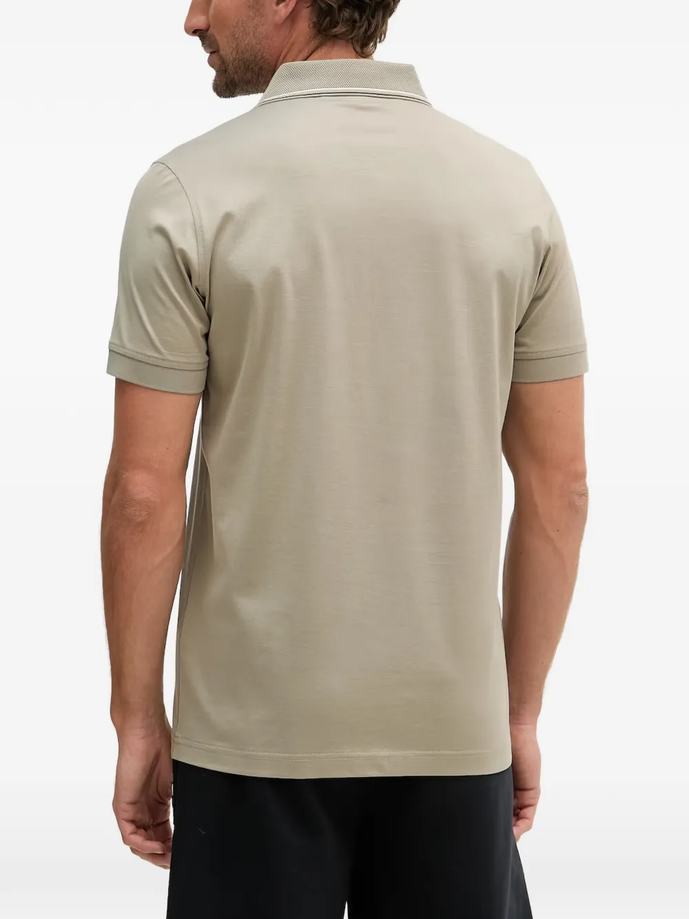 Karl Lagerfeld Poloshirt met geborduurd logo Groen