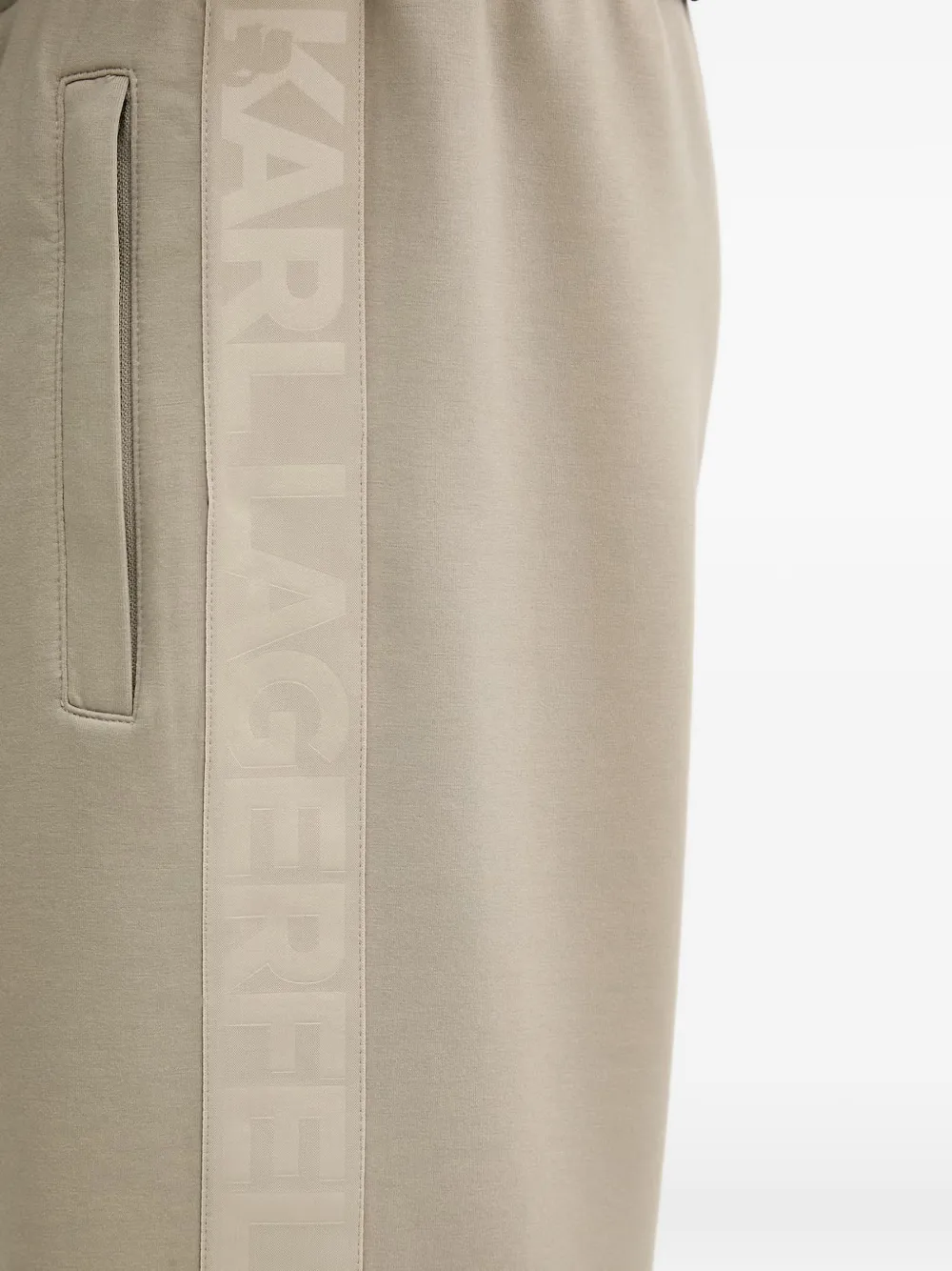 Karl Lagerfeld Trainingsbroek met trekkoord Beige