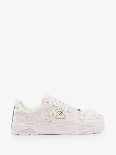 Karl Lagerfeld perforated logo-patch sneakers