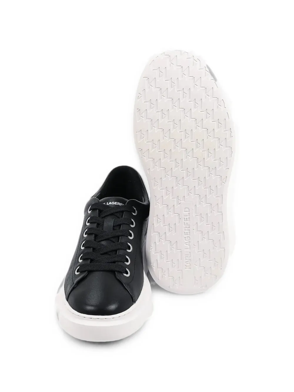 Karl Lagerfeld Kore logo-plaque chunky sneakers Zwart