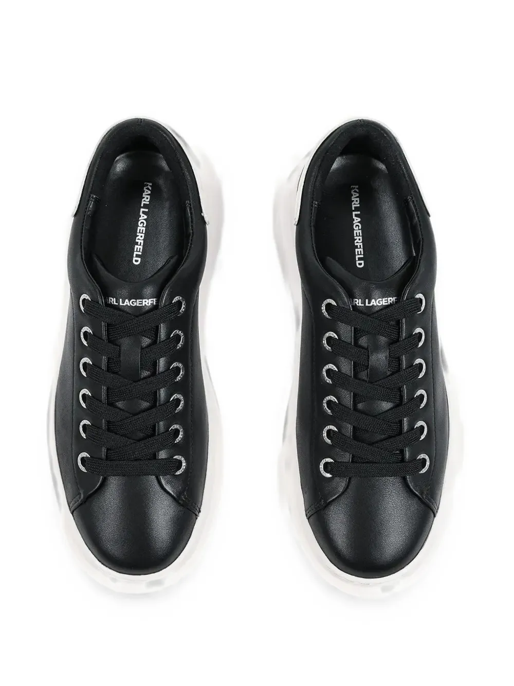 Karl Lagerfeld Kore logo-plaque chunky sneakers Zwart