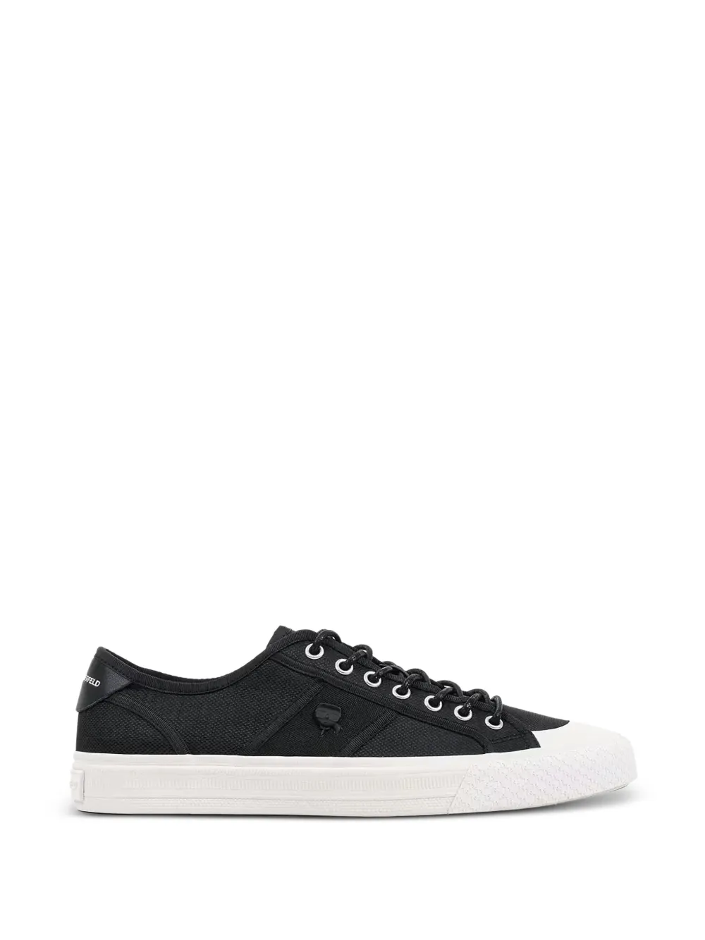 Karl Lagerfeld logo-patch lace-up sneakers - Nero