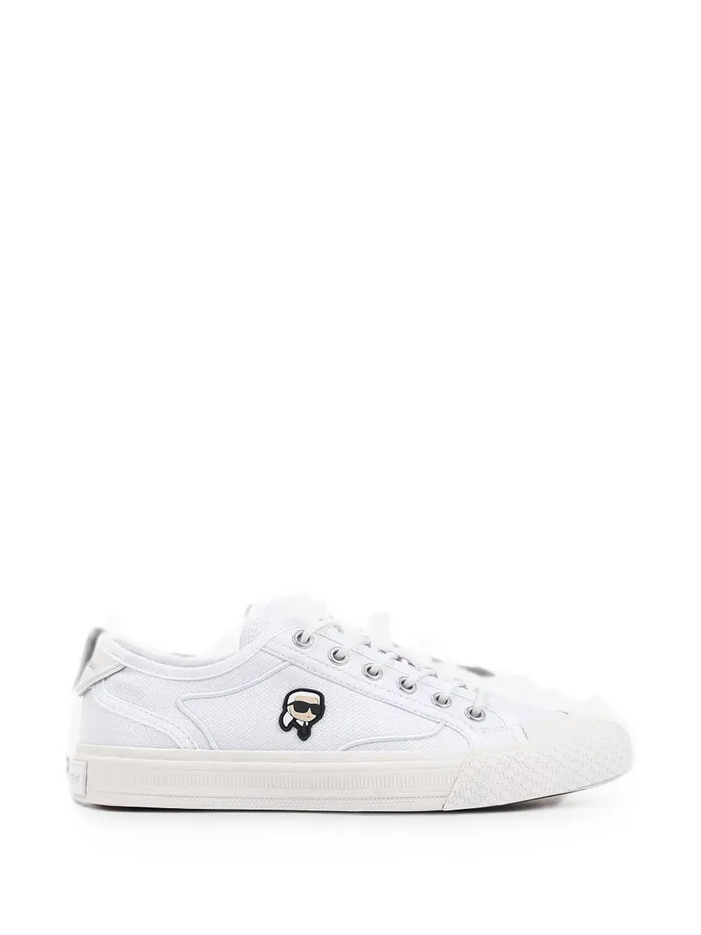 Karl Lagerfeld Rae logo-patch sneakers - Weiß