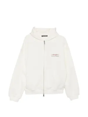 Willy Chavarria ジップアップ パーカー | ホワイト | FARFETCH JP