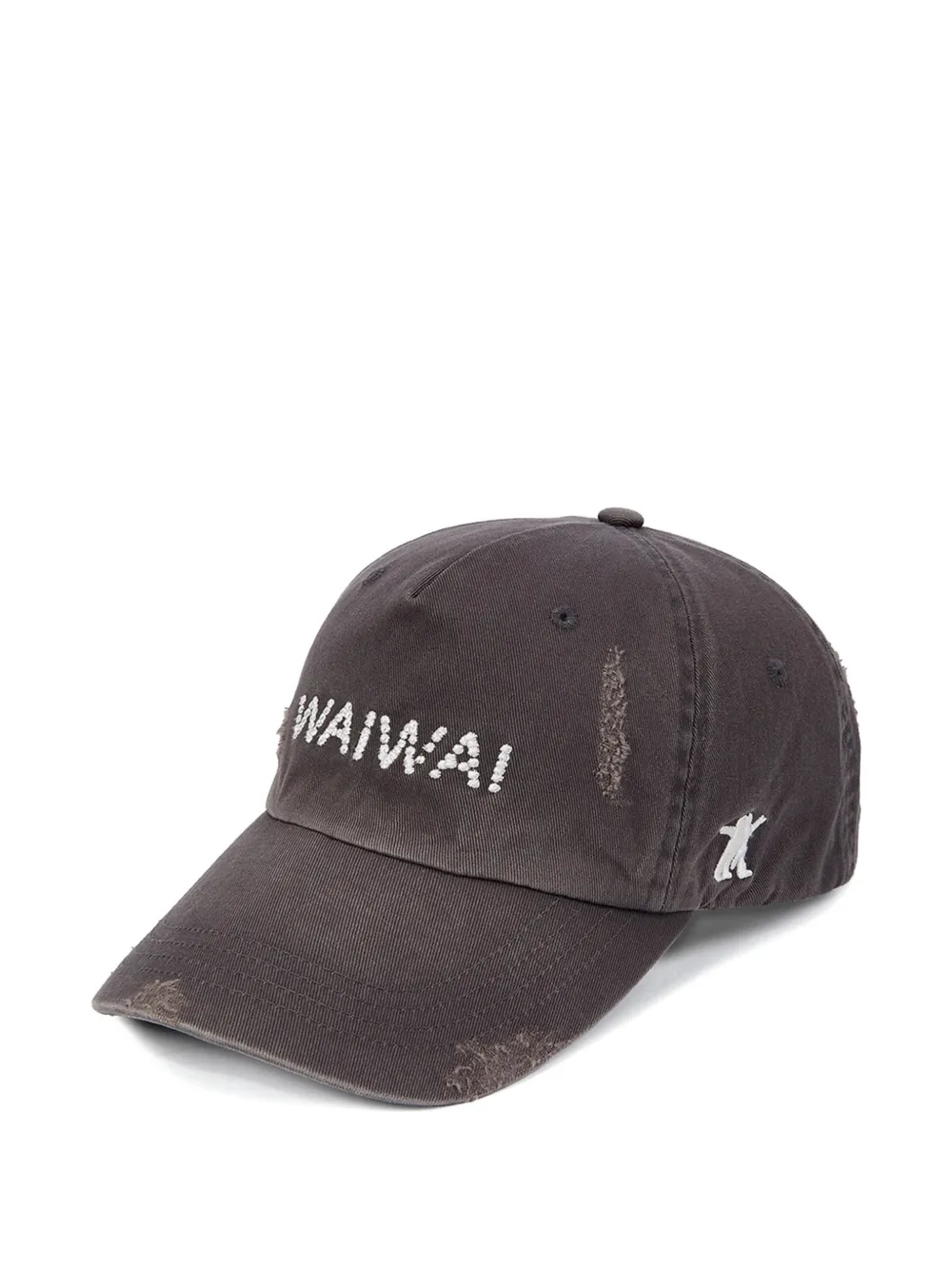  Open Yy Gorra Trucker Bordada Con Efecto Envejecido - Morado 