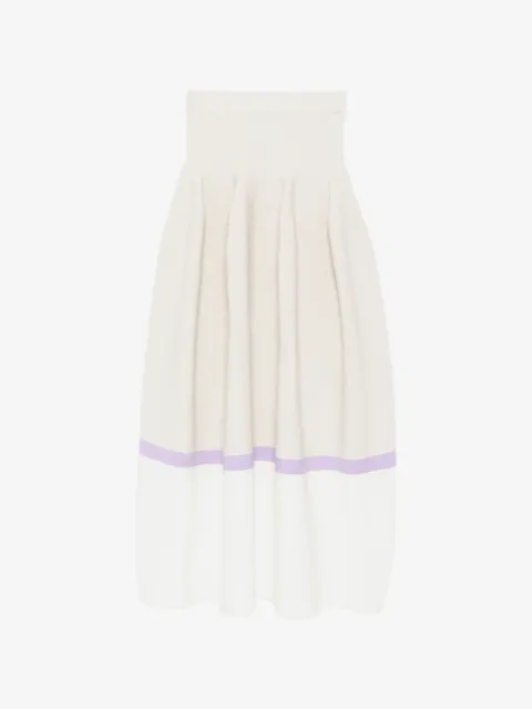 CFCL ribbed-knit colour-block skirt