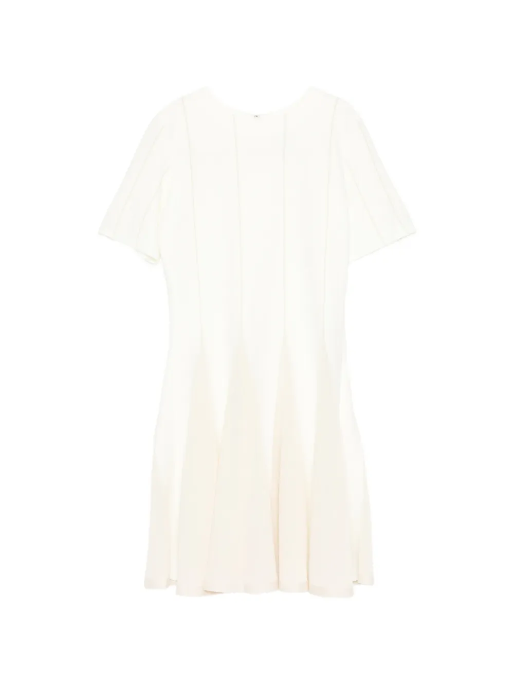 CFCL ribbed-knit panelled dress - Toni neutri