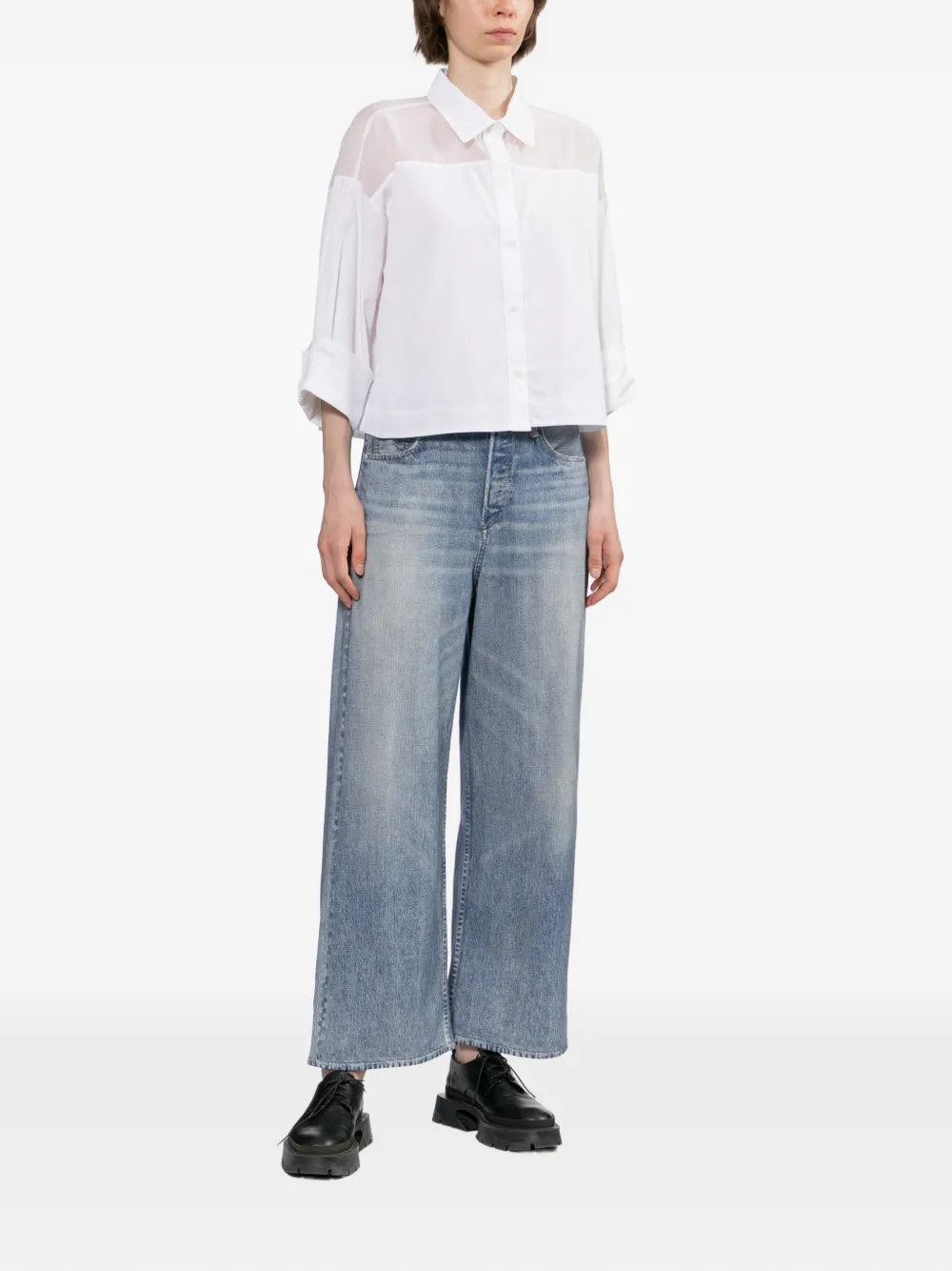 rag & bone Elly blouse Wit