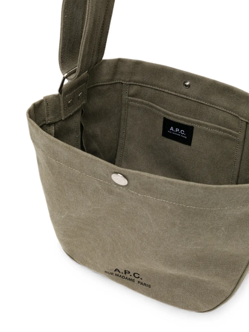 A.P.C. Journal kleine schoudertas Groen