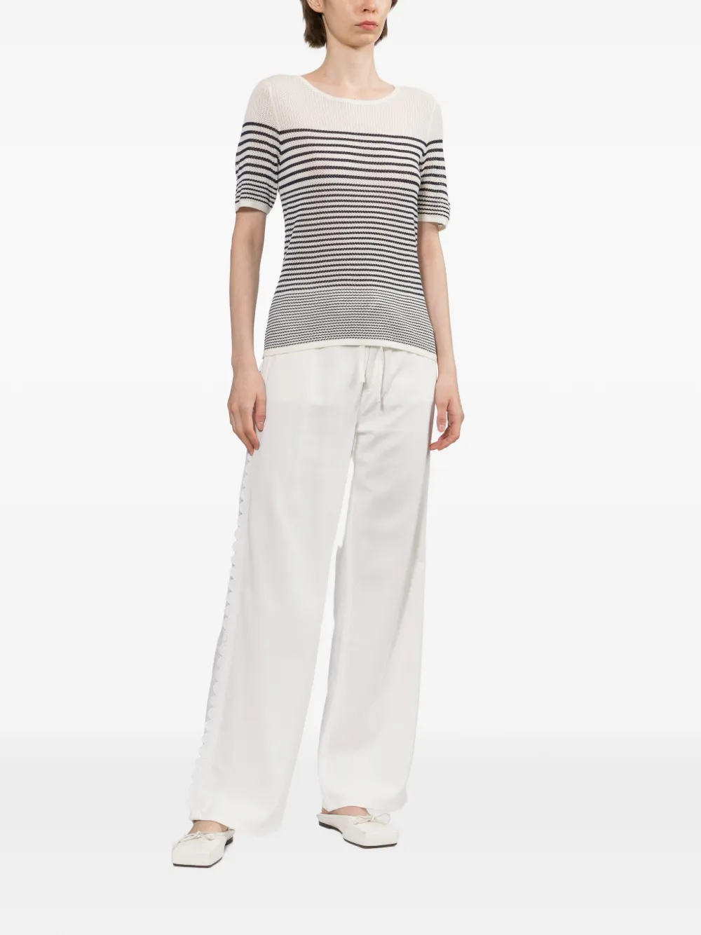 rag & bone Daisy T-shirt Wit