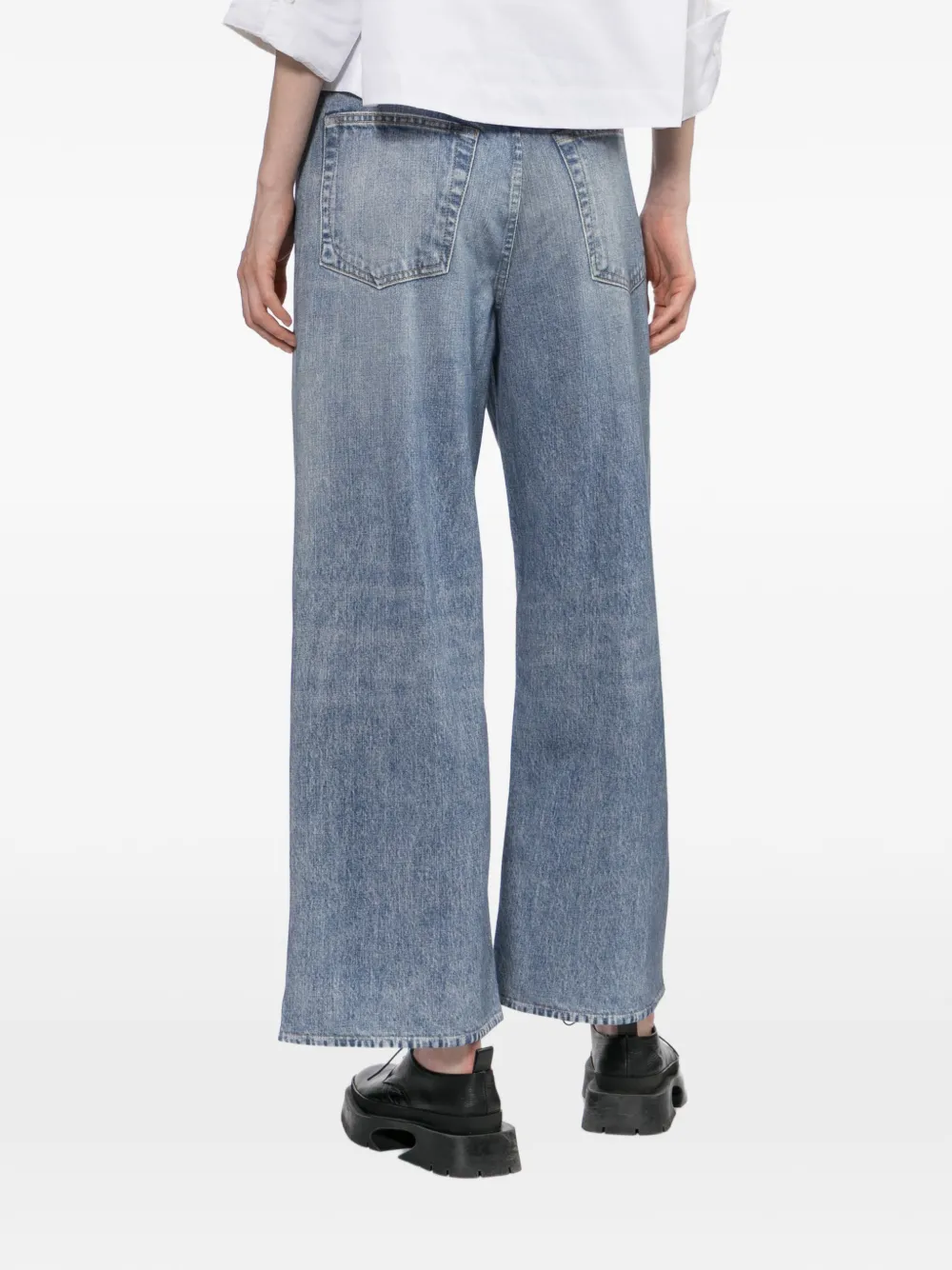 rag & bone RB Miramar Andi trainingsbroek met wijde pijpen Blauw