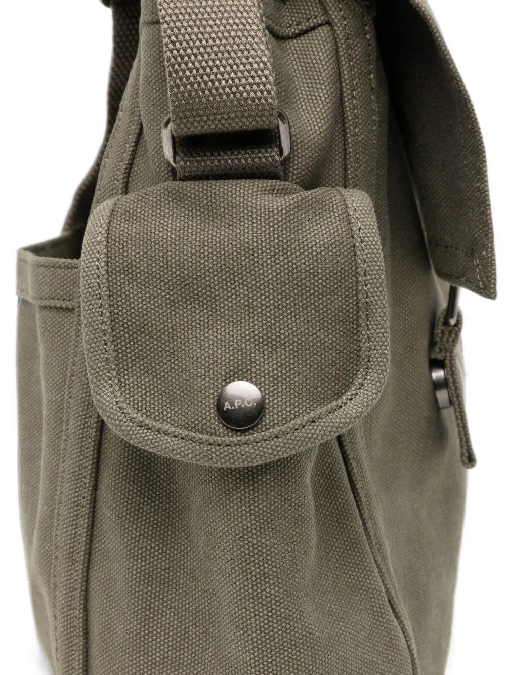 A.P.C. Schoudertas met logoprint Groen