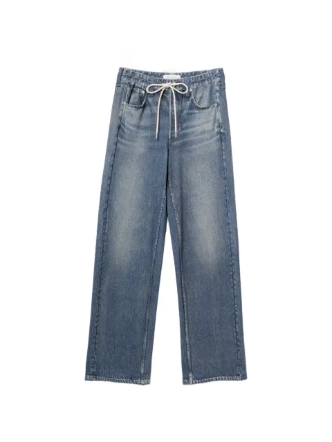 rag & bone Miramar terry drwcrd wide-leg track pants