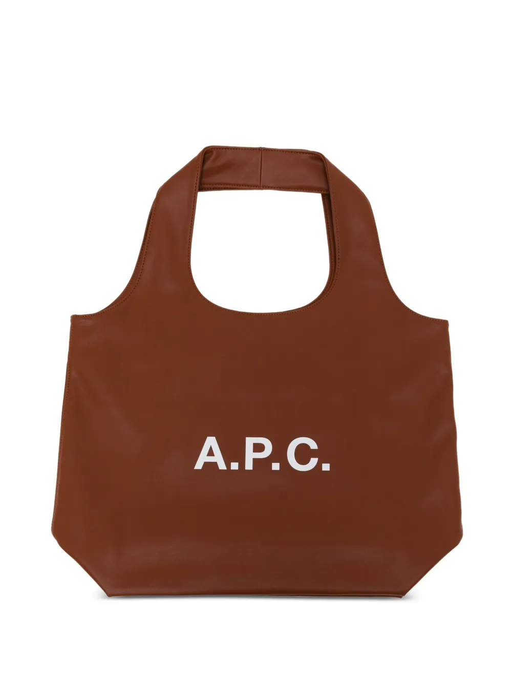 A.P.C. Borsa tote Ninon - Marrone